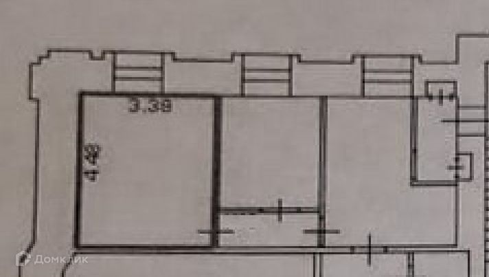Продаётся 2-комнатная квартира, 38 м²