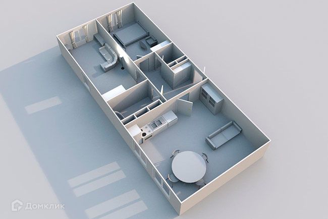 Продаётся 3-комнатная квартира, 72.1 м²