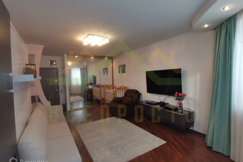 Продаётся 1-комнатная квартира, 43.4 м²