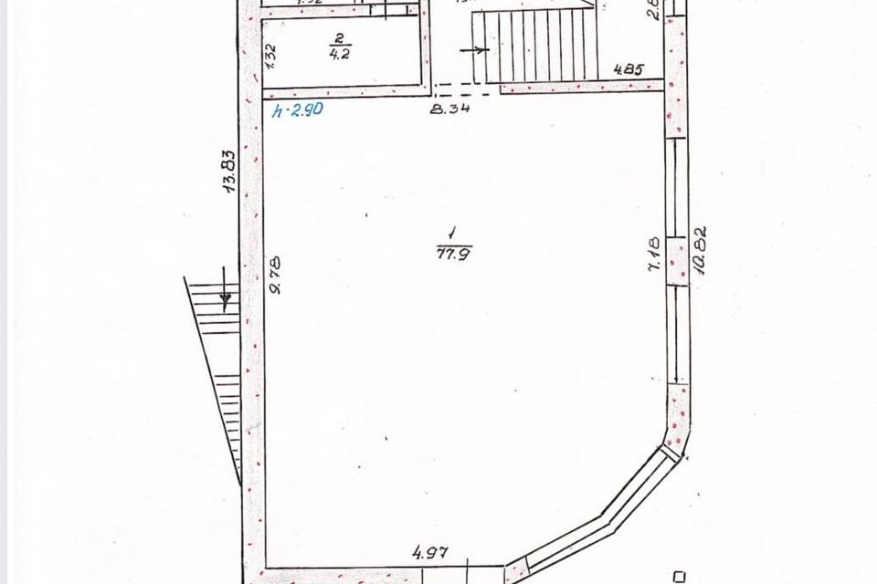 Продаётся помещение своб. назначения, 208.6 м²