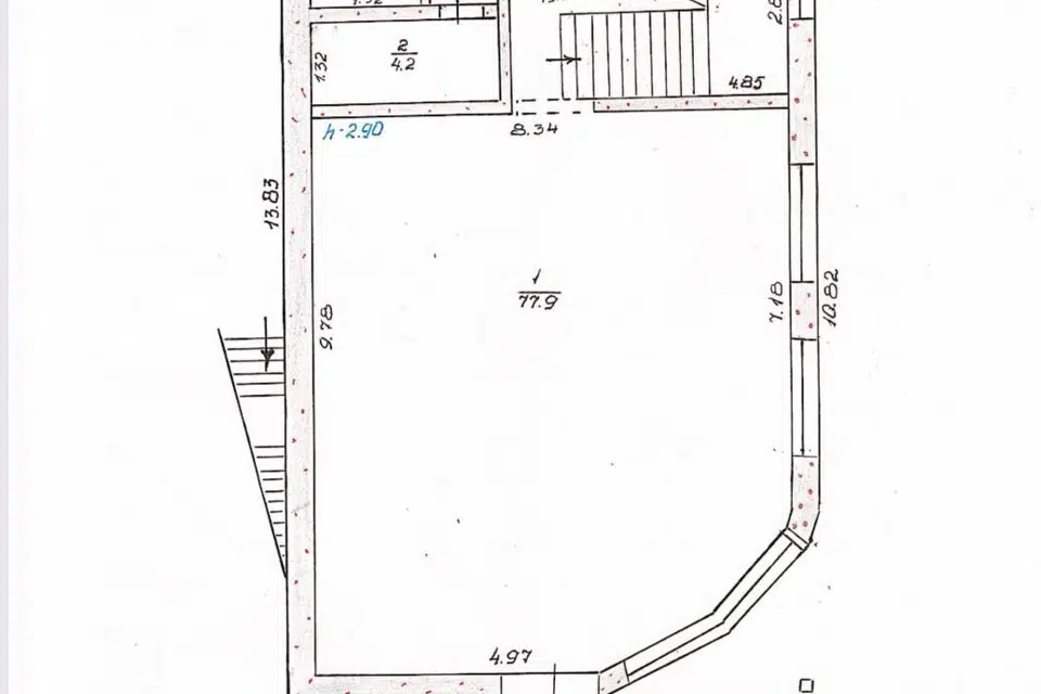 Продаётся помещение своб. назначения, 208.6 м²