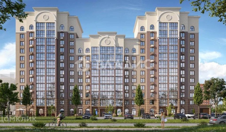 Продаётся 2-комнатная квартира, 57.9 м²