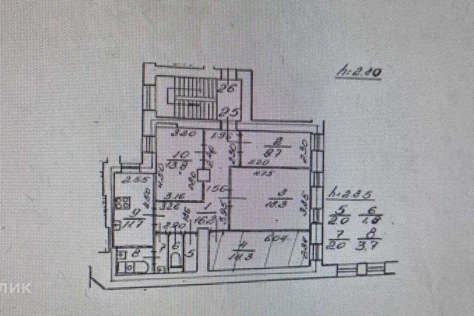 Продаётся 4-комнатная квартира, 93.5 м²