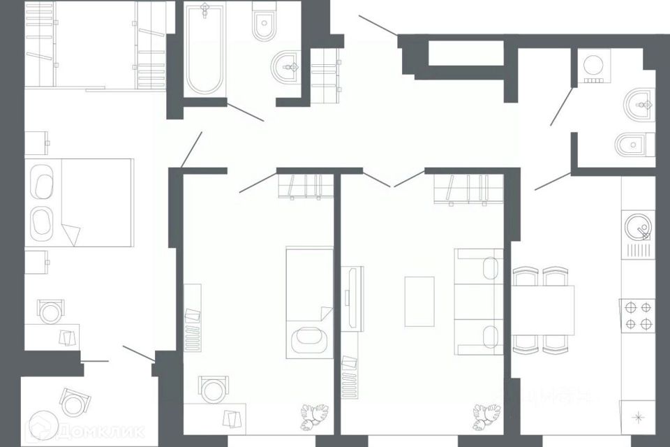 Продаётся 3-комнатная квартира, 73.2 м²
