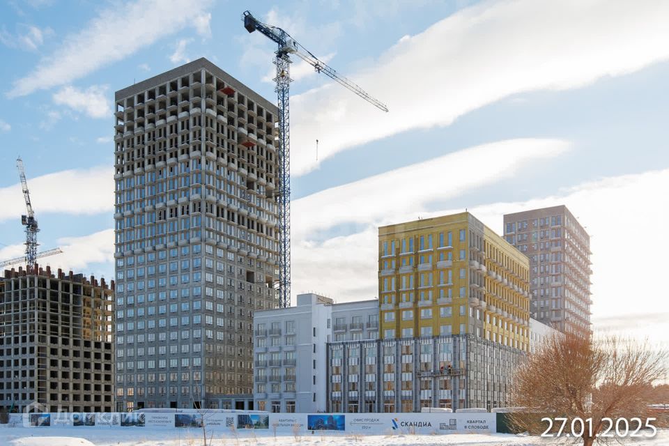 Продаётся 1-комнатная квартира, 39.63 м²