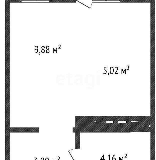 Продаётся студия, 23 м²