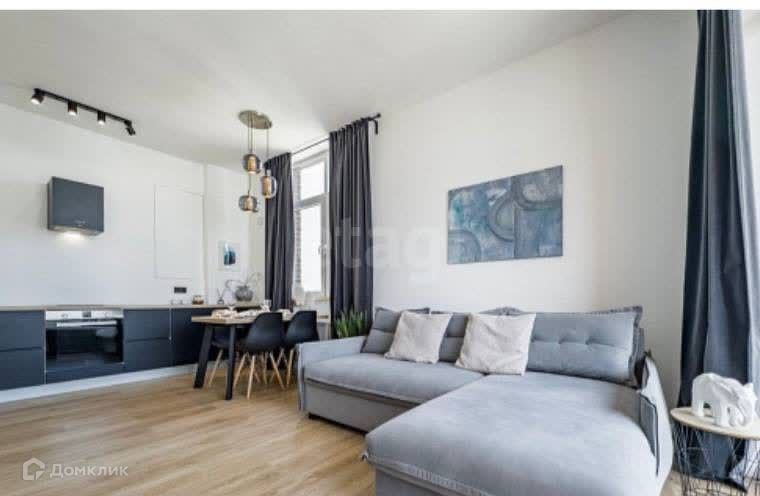 Продаётся 1-комнатная квартира, 46 м²