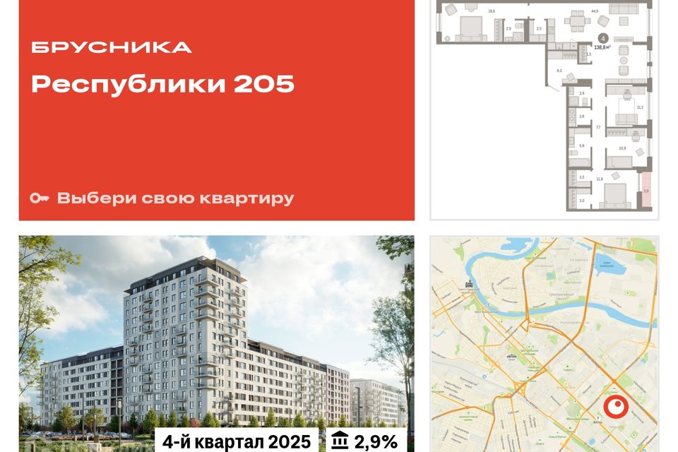 Республики 205 брусника