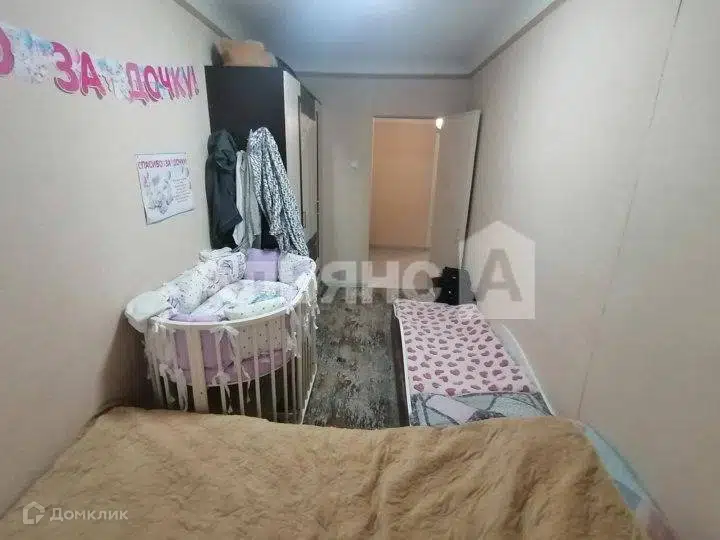 Продаётся 3-комнатная квартира, 53.9 м²