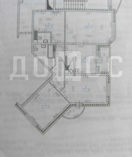 Продаётся 3-комнатная квартира, 98.5 м²