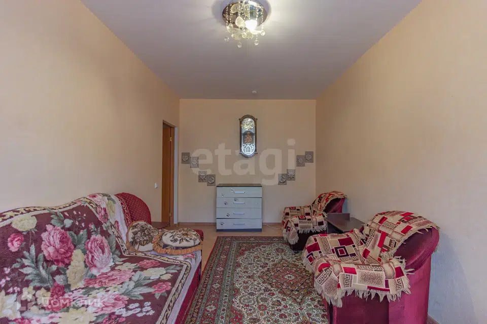 Продаётся 2-комнатная квартира, 43.3 м²