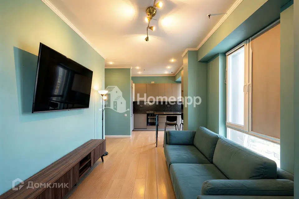 Продаётся 2-комнатная квартира, 57.5 м²