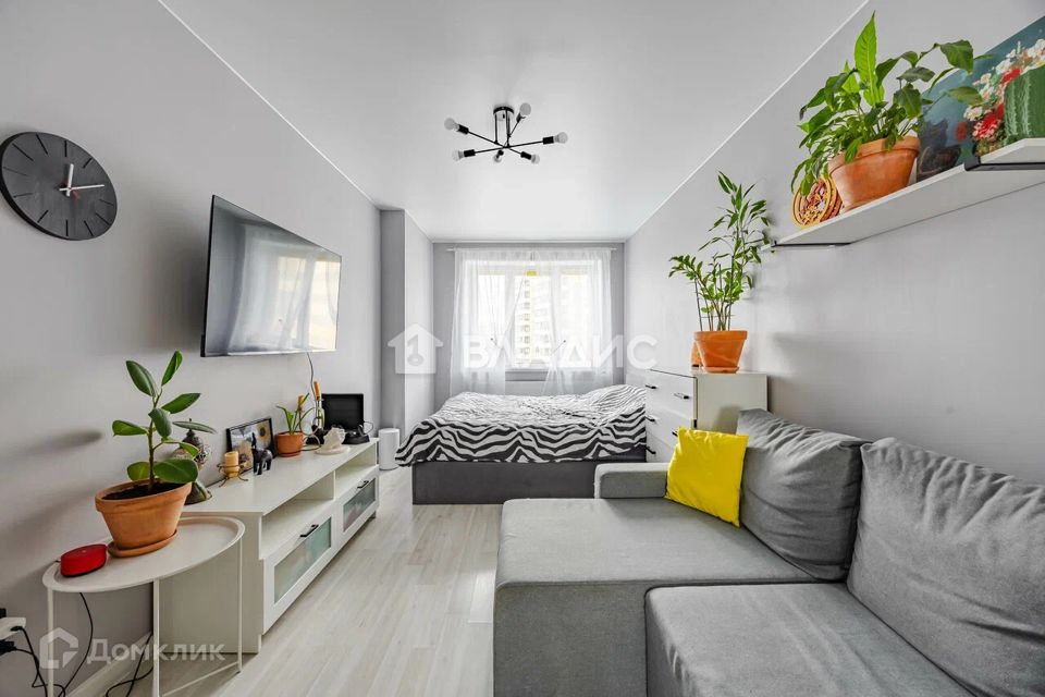 Продаётся 1-комнатная квартира, 33.4 м²