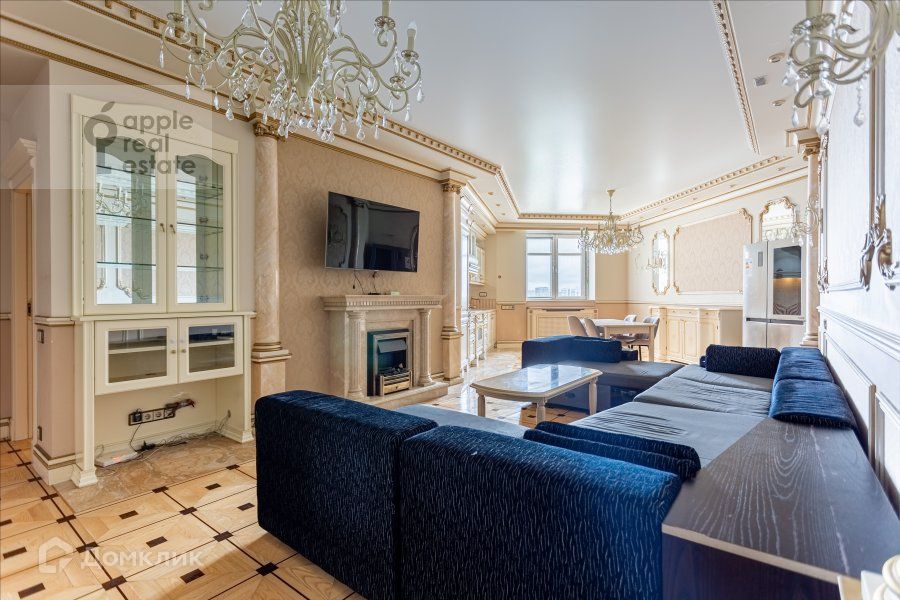 Сдаётся 3-комнатная квартира, 123 м²