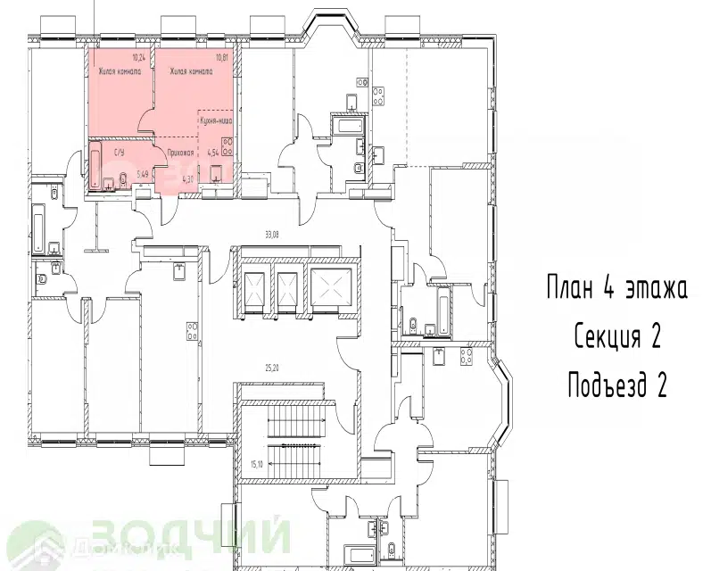 Продаётся 1-комнатная квартира, 35.38 м²
