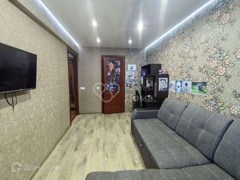 Продаётся 3-комнатная квартира, 55.1 м²