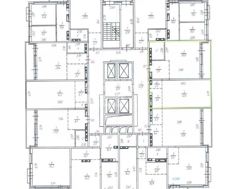 Продаётся 2-комнатная квартира, 83.5 м²