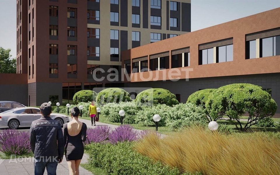 Продаётся 1-комнатная квартира, 40.6 м²