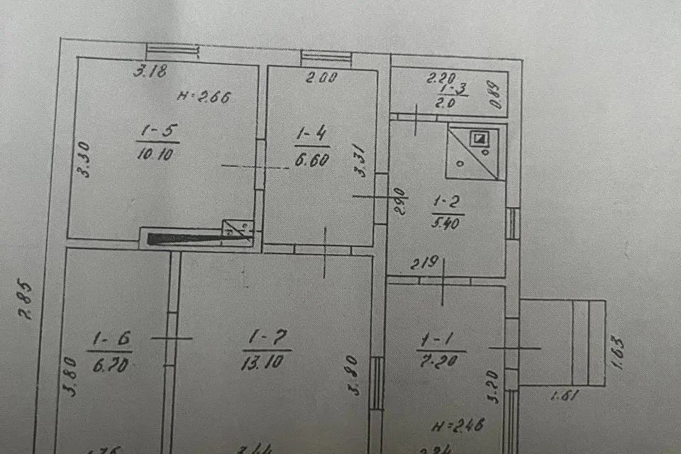 Продаётся дом, 113 м²
