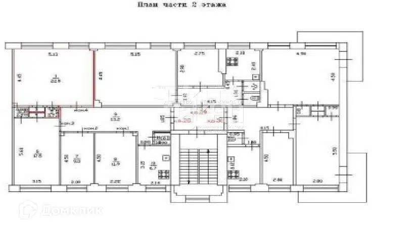 Продаётся комната в 4-комн. квартире, 24 м²