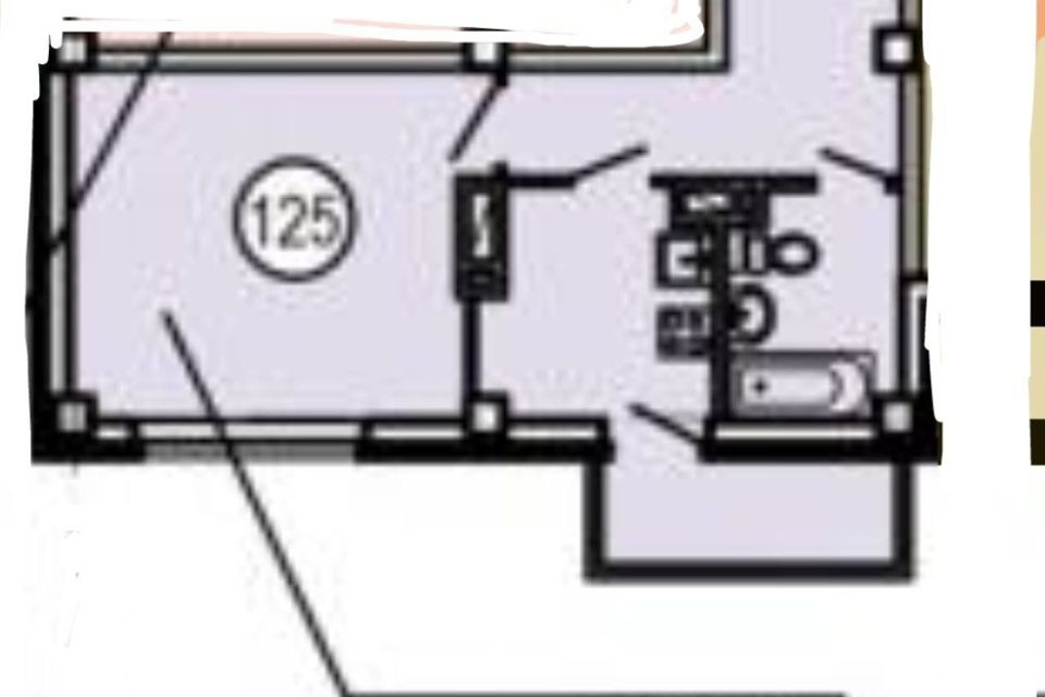 Продаётся 1-комнатная квартира, 37 м²