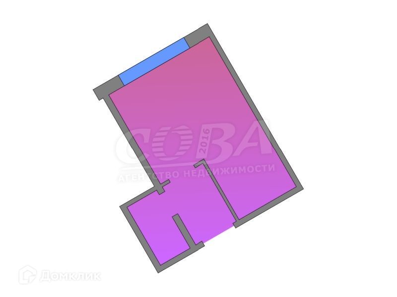 Продаётся студия, 16.7 м²
