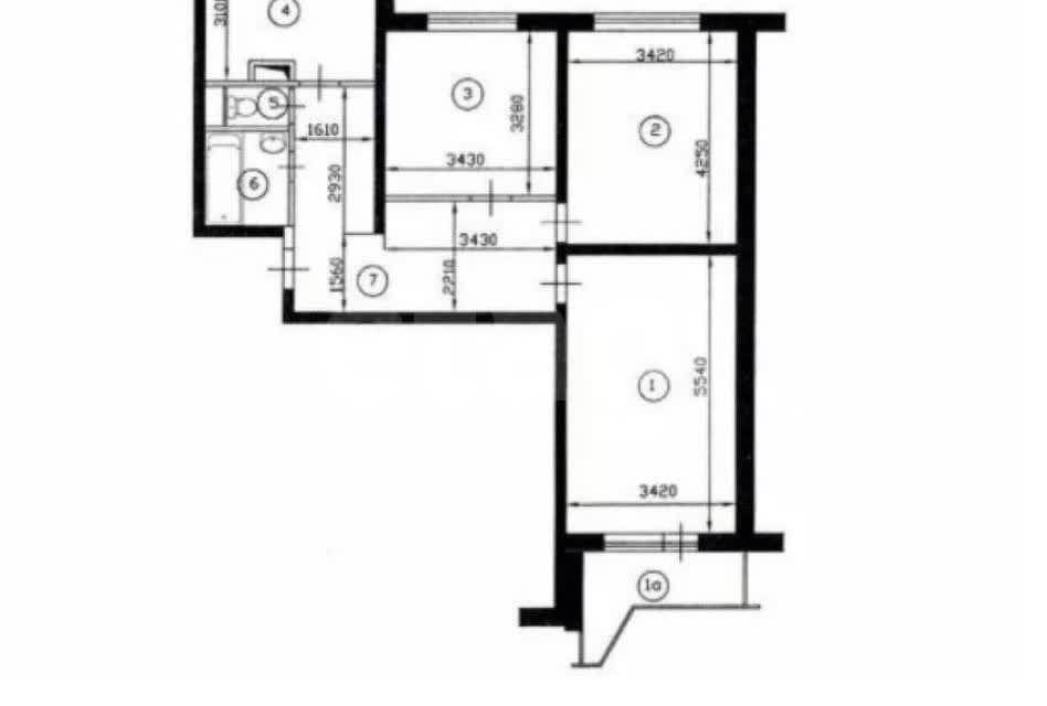 Продаётся 3-комнатная квартира, 74.3 м²
