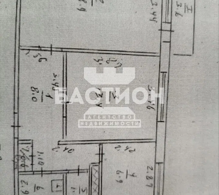 Продаётся 2-комнатная квартира, 53.1 м²
