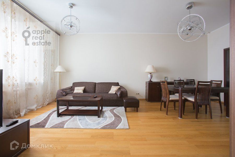 Сдаётся 3-комнатная квартира, 132 м²