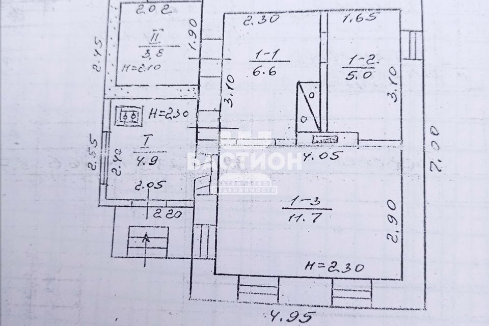 Продаётся 1-этажный дом, 32 м²