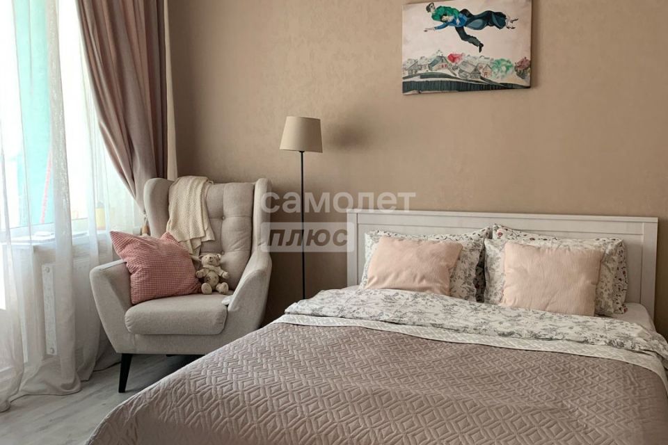 Продаётся 1-комнатная квартира, 44.6 м²