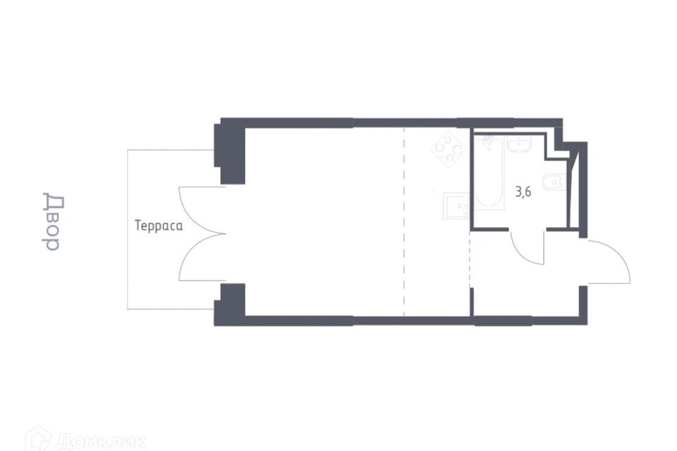 Продаётся студия, 30.2 м²