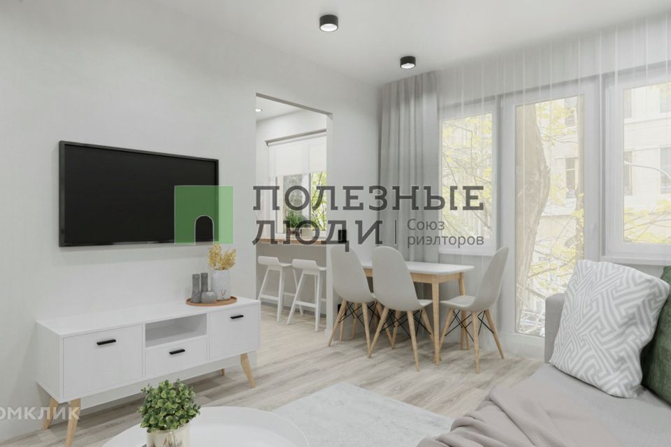 Продаётся 3-комнатная квартира, 58.9 м²