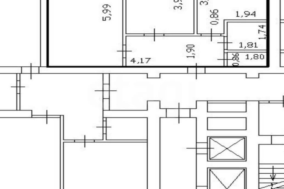 Продаётся 2-комнатная квартира, 54.2 м²