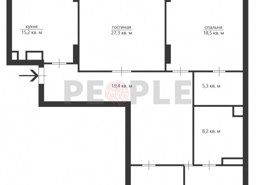Продаётся 4-комнатная квартира, 140 м²