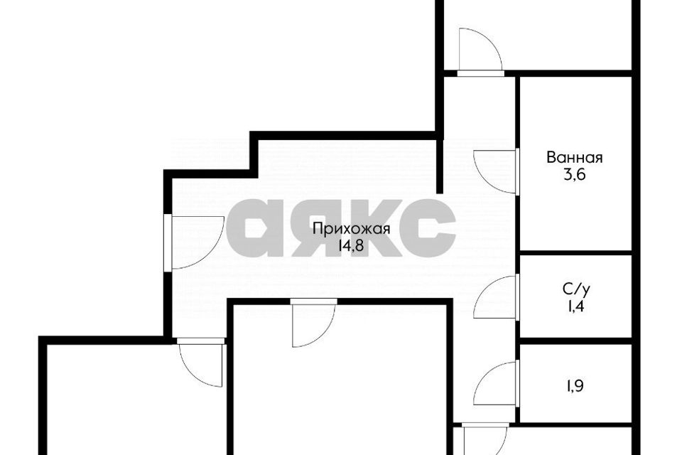 Продаётся 3-комнатная квартира, 78 м²