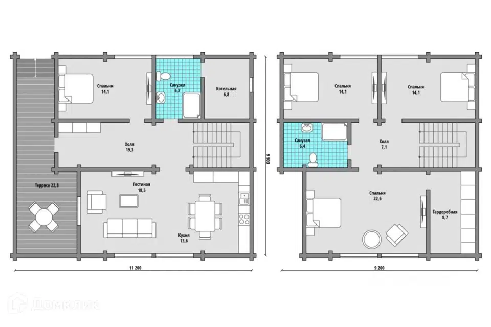 Продаётся 2-этажный дом, 180 м²