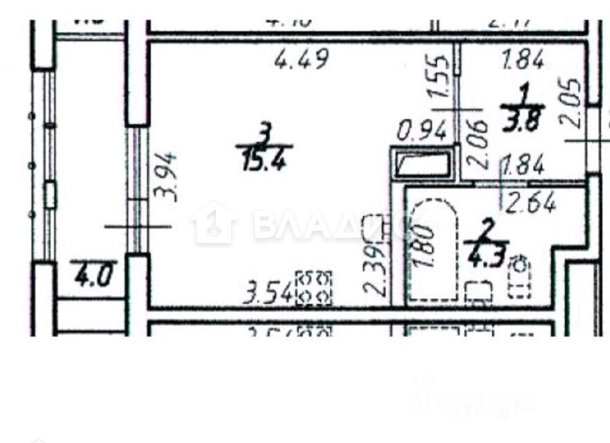 Продаётся студия, 27.5 м²