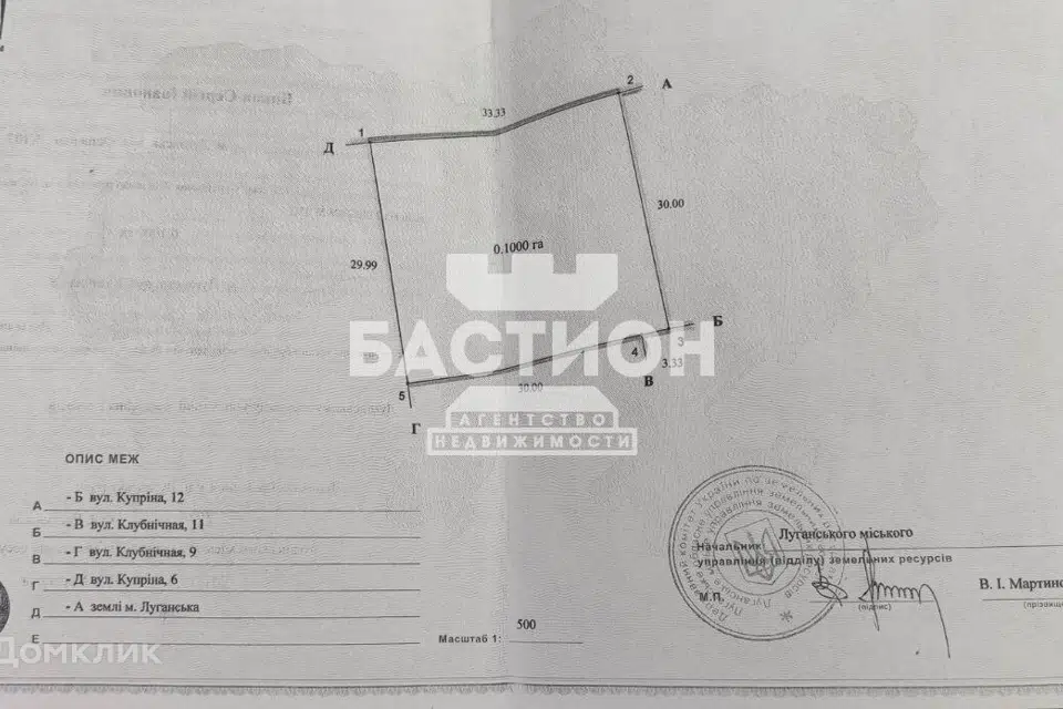 Продаётся участок, 10 сот.