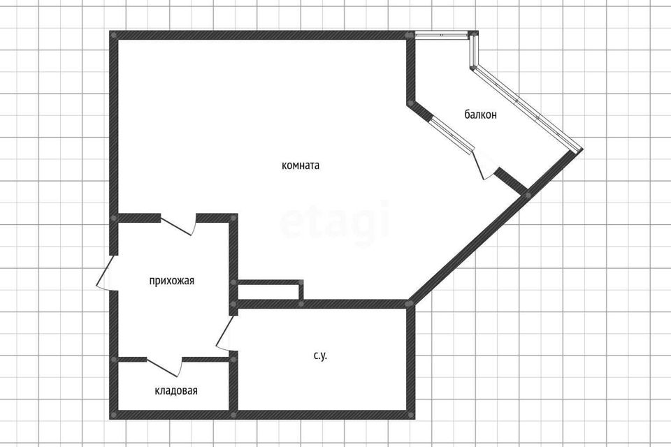 Продаётся студия, 32.9 м²