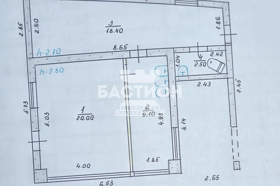 Продаётся помещение своб. назначения, 50 м²