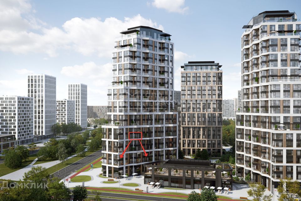 Продаётся 1-комнатная квартира, 41.5 м²