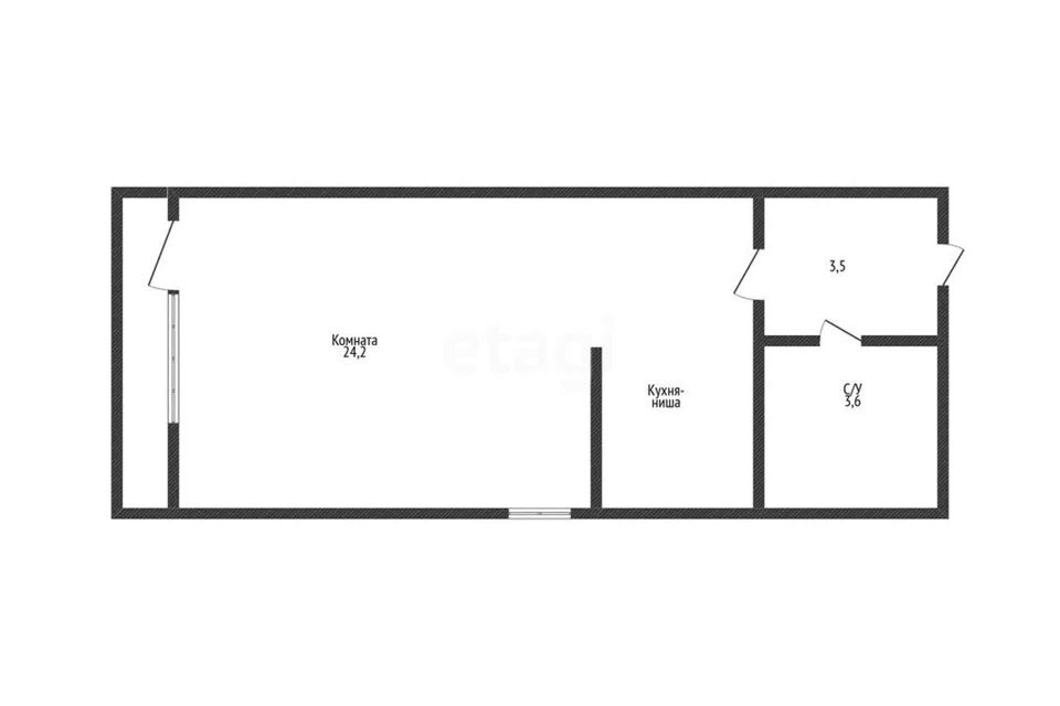 Продаётся студия, 31.4 м²