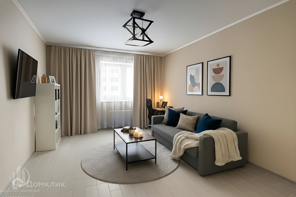 Сдаётся 1-комнатная квартира, 49 м²