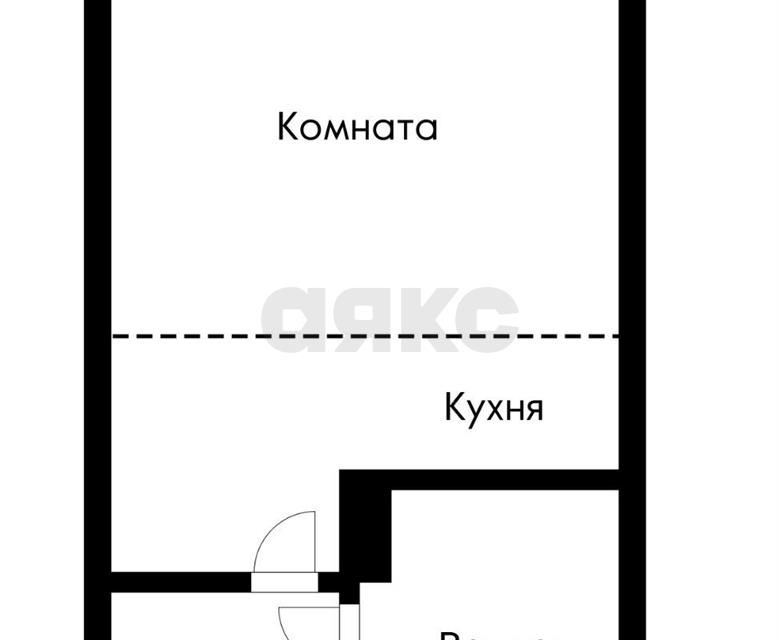 Продаётся студия, 33 м²