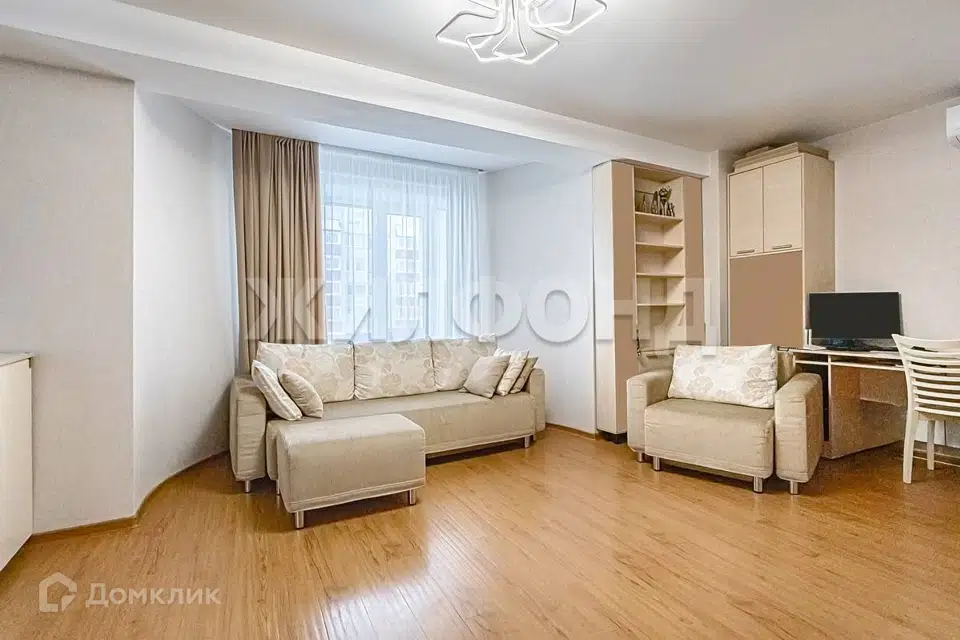 Продаётся 1-комнатная квартира, 43.1 м²