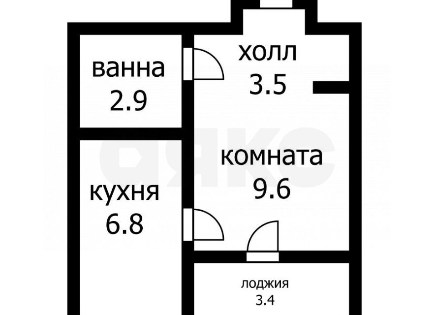 Продаётся студия, 24.5 м²