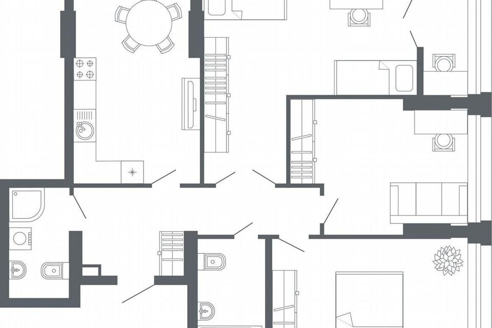Продаётся 3-комнатная квартира, 88.2 м²