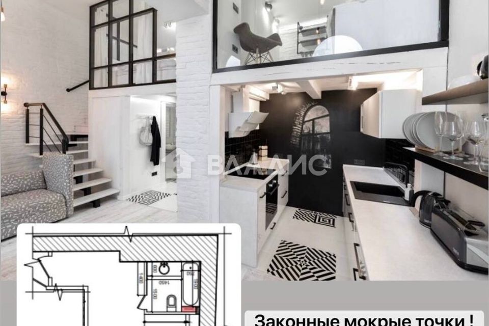Продаётся студия, 33.35 м²