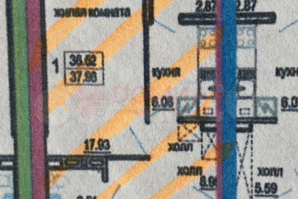 Продаётся 1-комнатная квартира, 36.6 м²